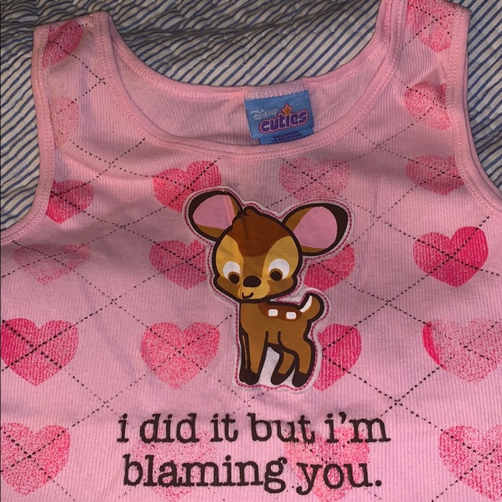 Disney Cuties “I did it but I’m blaming you” tank